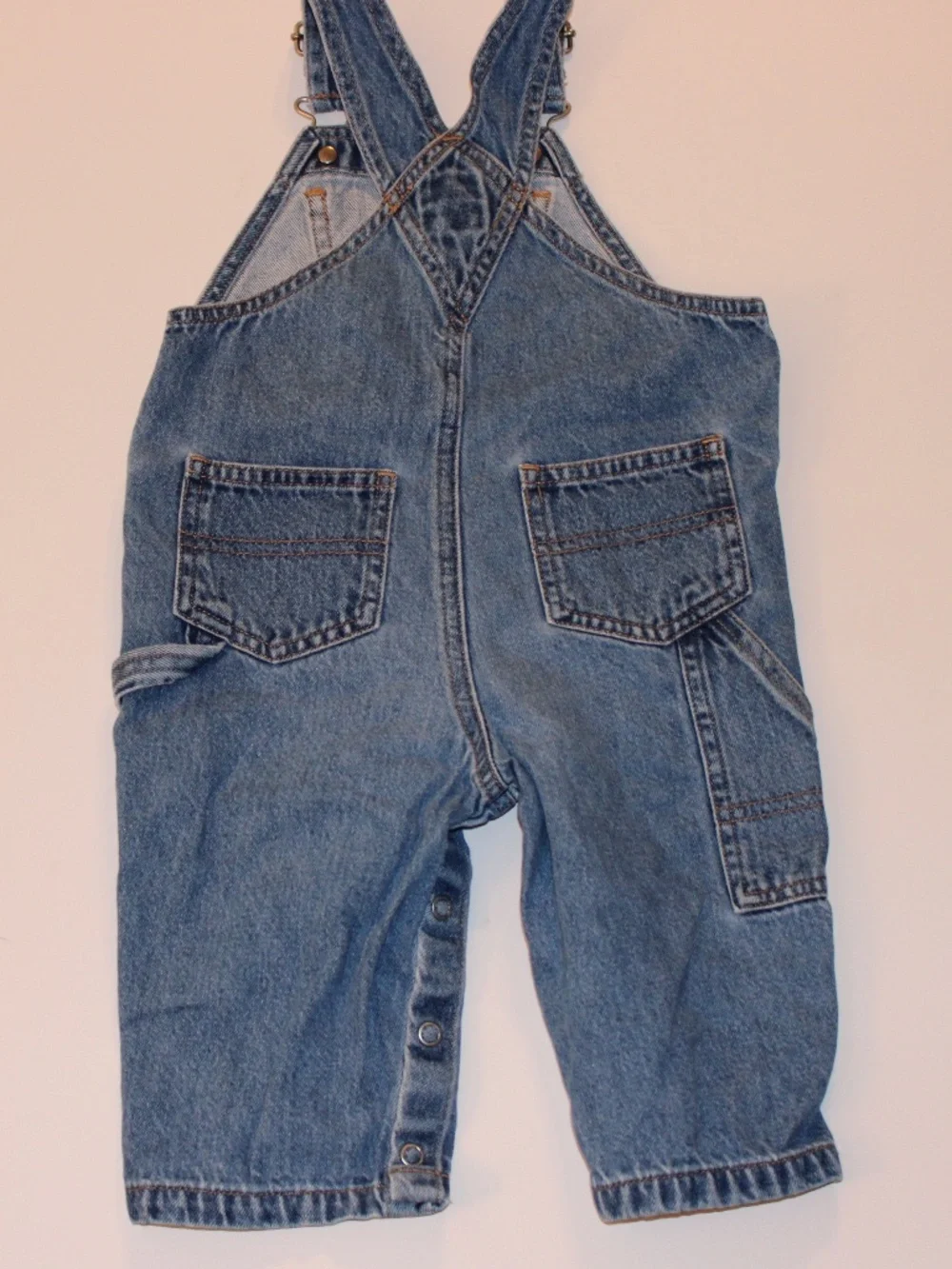 Vintage Y2K Old Navy Denim Overalls 6-12M